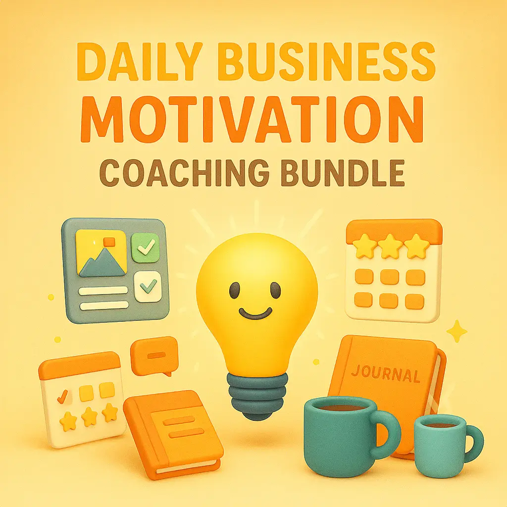Daily Business Motivation & Coaching Bundle - 4 GPTs